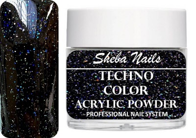 Techno Color Acrylic Powder - Neon Black