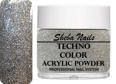 Techno Color Acrylic Powder - Glitter Snow Sparkles