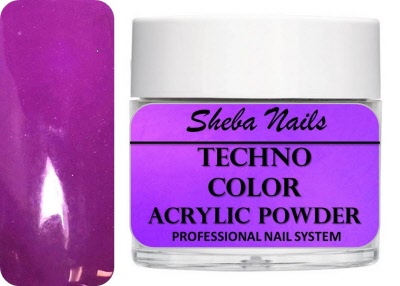 Techno Color Acrylic Powder - Glitter Snow Sparkles
