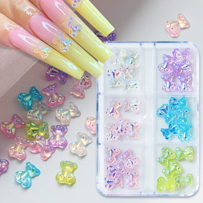 Mini Pastel AB Iridescent Gummy Bear Variety Box