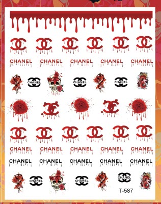 Designer Nail Sticker - CC Bloody Mess