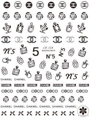 Designer Nail Sticker - Classic No 5